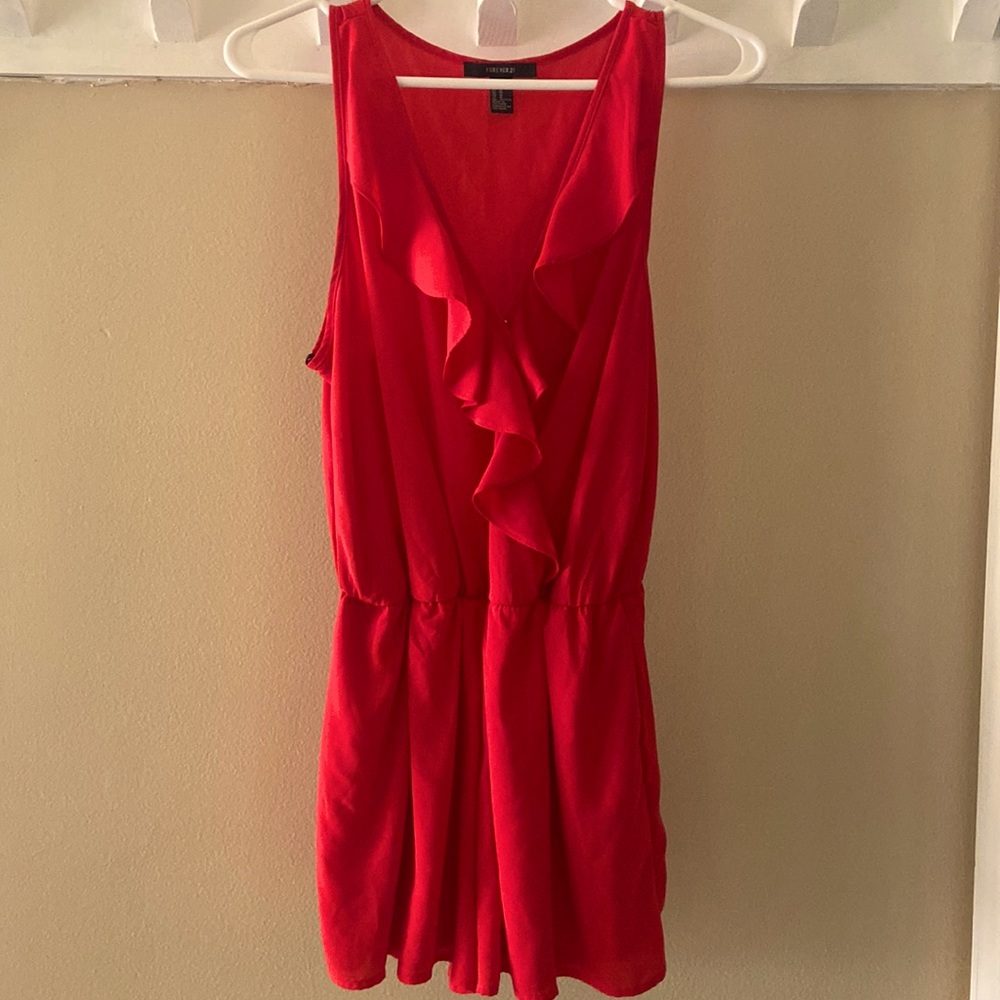 Forever 21 Red Romper